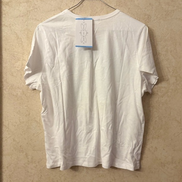 State of Mine Graphic Baby Tee White T-Shirt - Picture 4 of 9